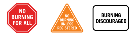 Burning curtailments