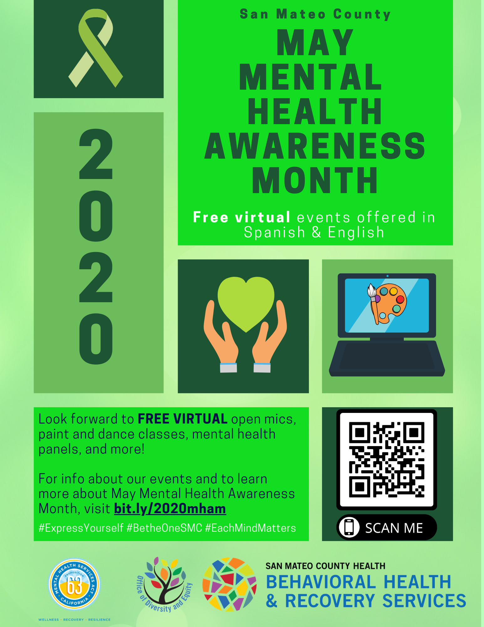 Mark Your Calendars for 2020 May Mental Health Awareness Month!