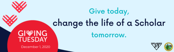 Give today, change the life of a Scholar tomorrow.
