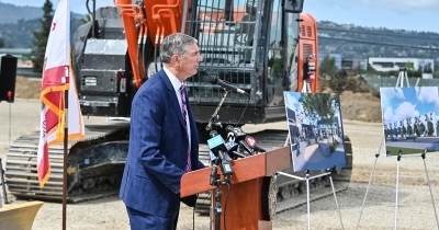Mike Callagy at the Navigation Center ribboncutting