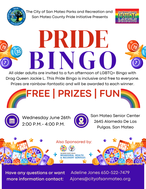 2024 Pride Bingo Flyer