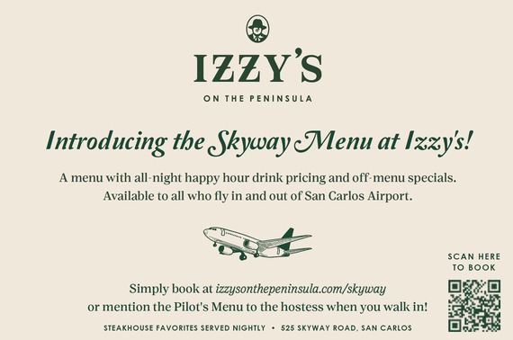 Introducing the Skyway Menu at Izzy's!