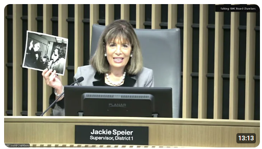Supervisor Speier swearing in and remarks