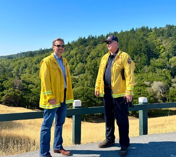 watching prescribed burn