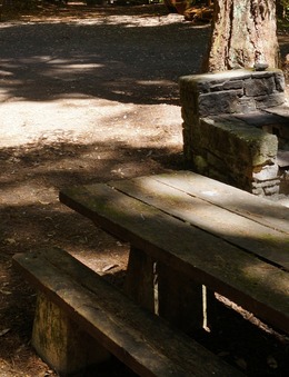 picnic tables