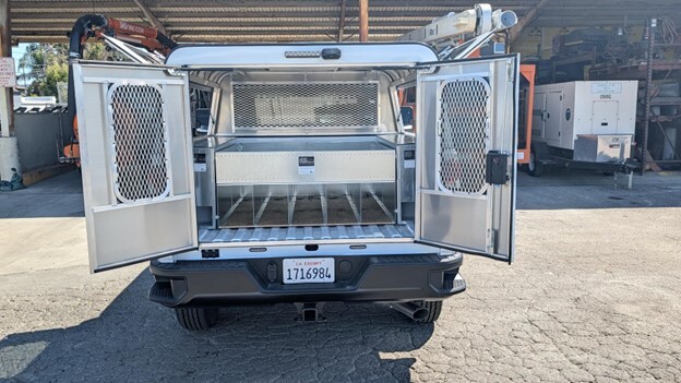 The new Maps and Survey Truck features built-in storage