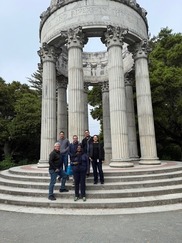 District 3 Team in front of the Pulgas Water Temple