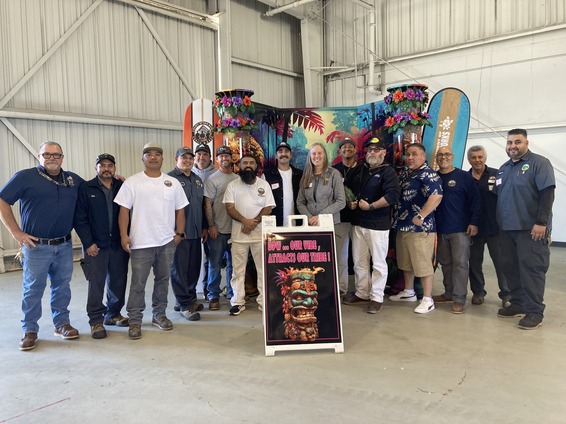 Director Ann Stillman and Zone 4 Team at Employee Recognition Lunch