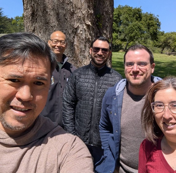 District 5 Team: (Left to Right) Phillip Debord, Victor Lam, Isaac Molina, Kevin Fehr, Heather Oda
