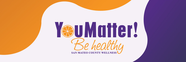 Wellness banner purple background