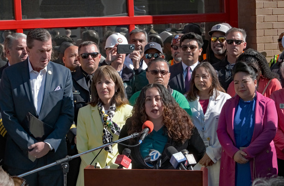 Noelia Corzo at VLF Press Conference