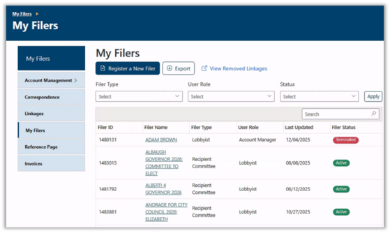 My Filers Screenshot 