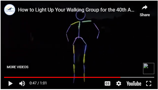 Video: How to Light Your Walking Group for 40th Anniversary Light Parade Video: How to Light Your Walking Group for 40th Anniversary Light Parade