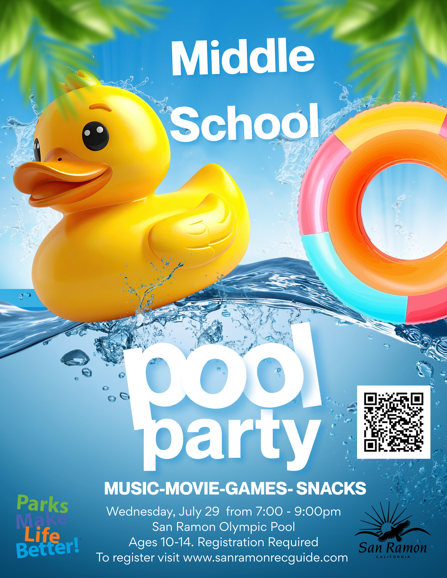 Middle School Pool Party 2026