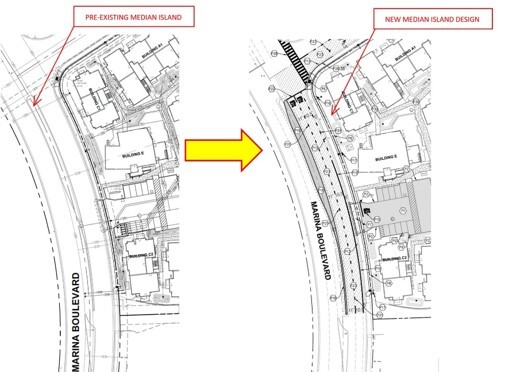 Image of Marina Village Apartments Median Project Map 