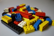 pile of colorful lego bricks