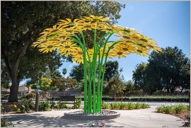 public art sunflower