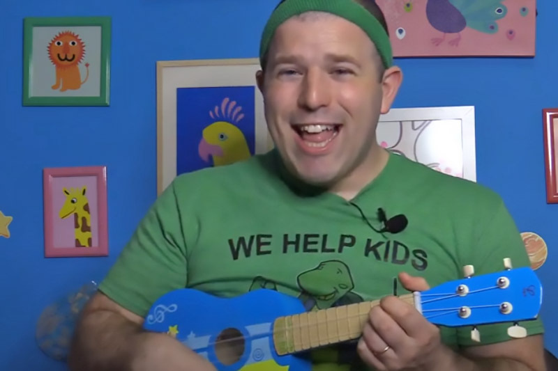 musician with a ukulele