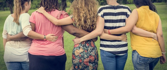 people supporting each other