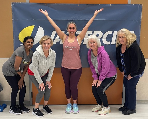 Group of Jazzercise participants