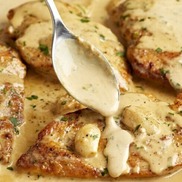 Creamy garlic chicken from Budget Bytes