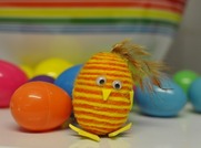 yarn wrapped easter egg