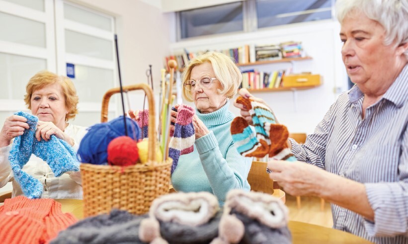 knitting and crochet club