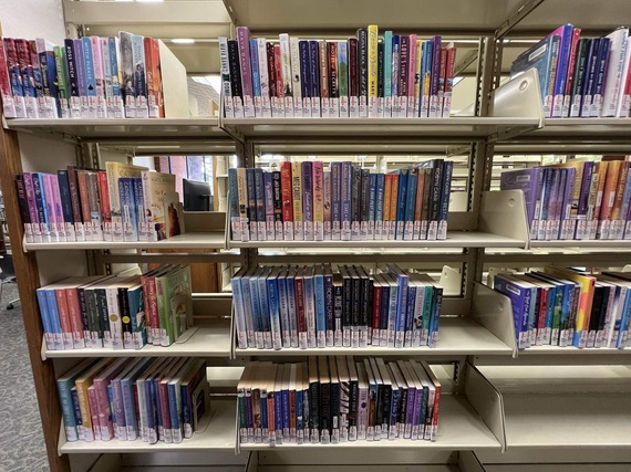 Romance collection at the Library