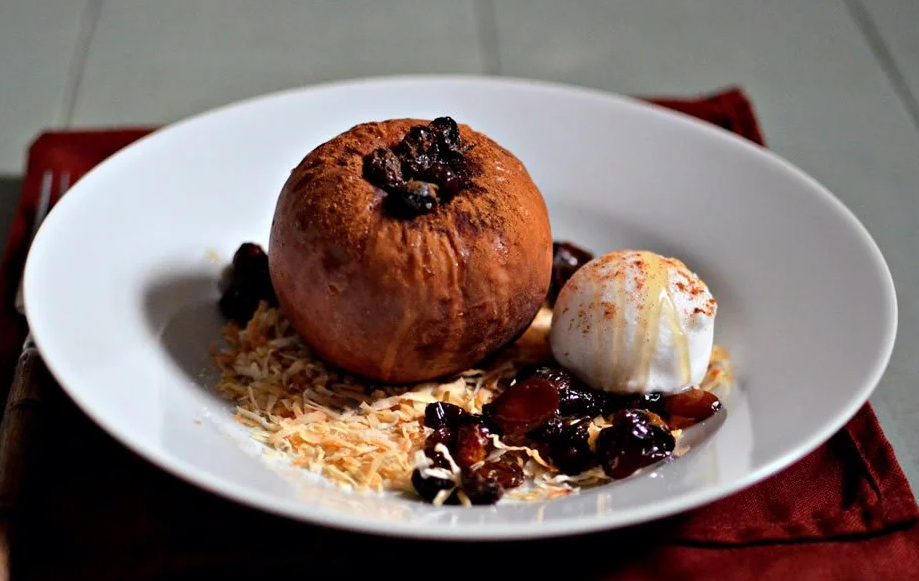 Baked apple from Kosher Cooking