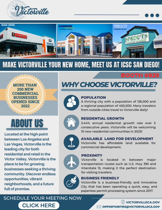 Meet us at ICSC San Diego Oct. 25