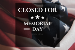 City Hall Closed for Memorial Day