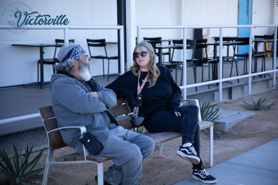 Wellness Center Client Talking with Counselor