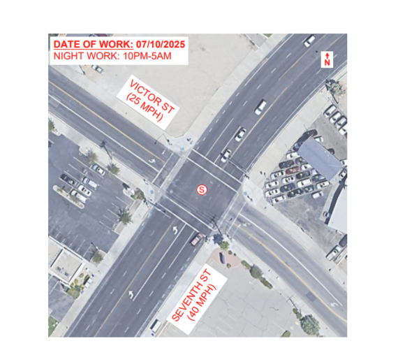 July 10 Map of Road Work