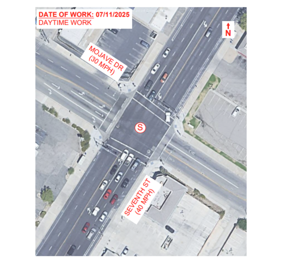 July 11 Map of Road Work
