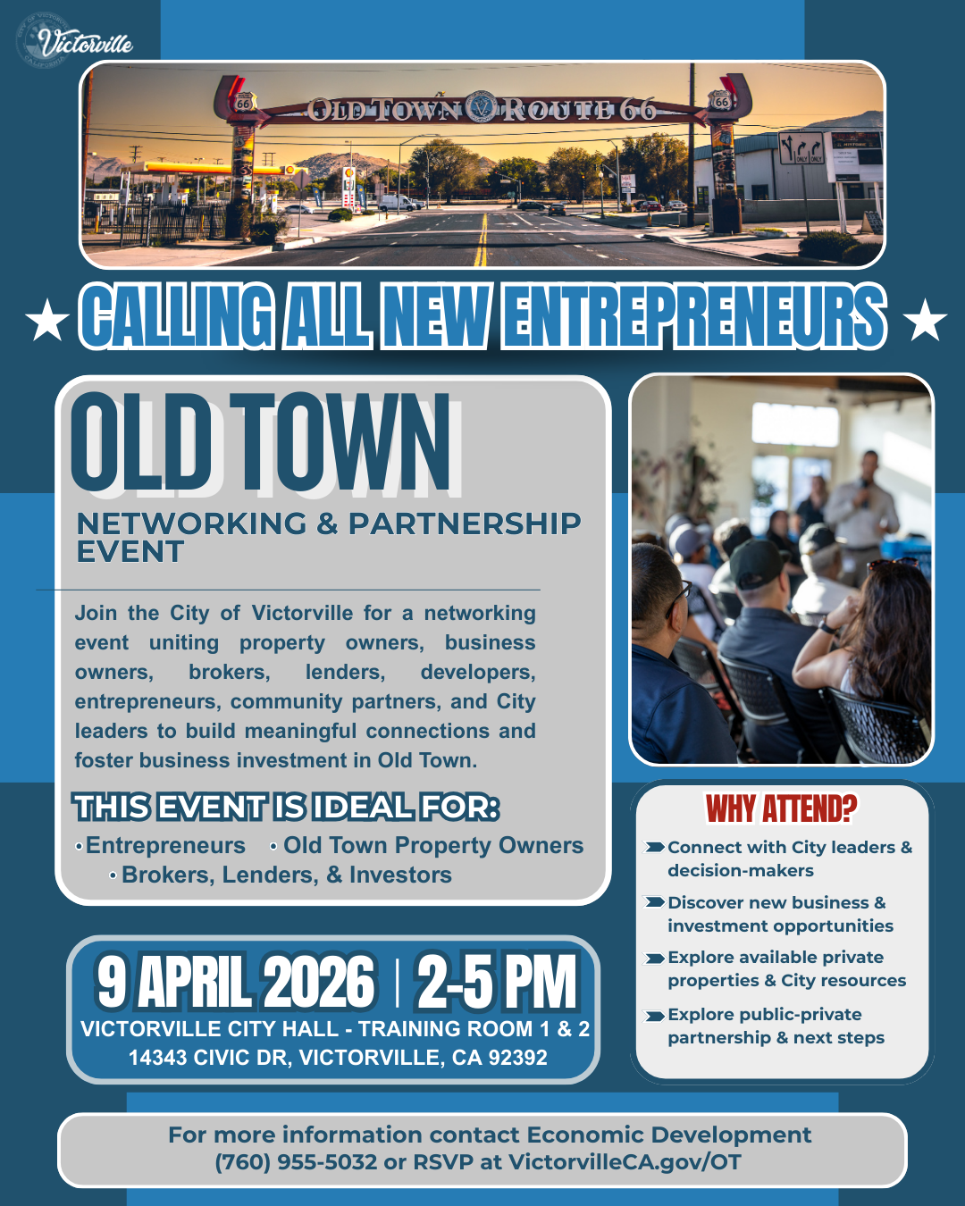 Old Town Entrepreneur Call Out Flyer