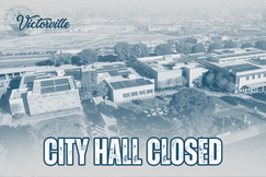 Exterior Image with call to action: City Hall Closed