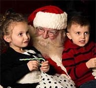 Santa with children