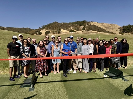 Driving Range ribbon cutting