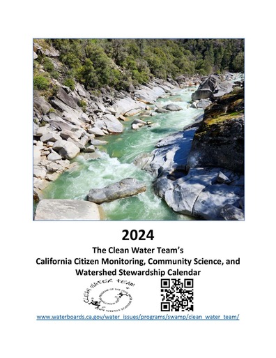 2023 Clean Water Team Calendar cover