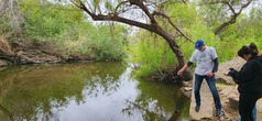 John and the SDRPF Water Quality Monitoring Field Crew
