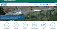 A screen shot of the homepage of Yuba Water's website.