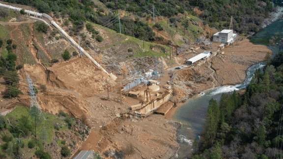 Colgate powerhouse cleanup progress from February 2026 to September 2026