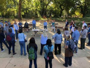 Gathering of crowd in the outdoors