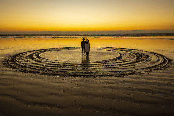 Oceano Dunes_surfer at king tide