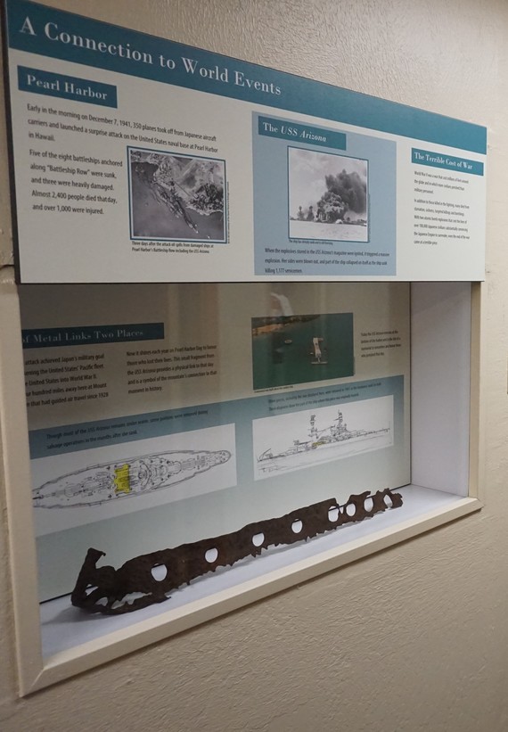 Mount Diablo Pearl Harbor exhibit