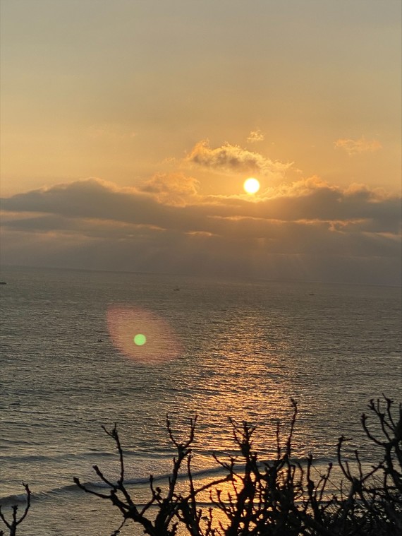 Leo Carrillo SP (sunset of marine fog)