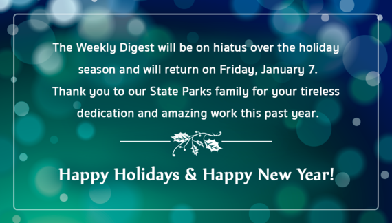 Holiday hiatus graphic