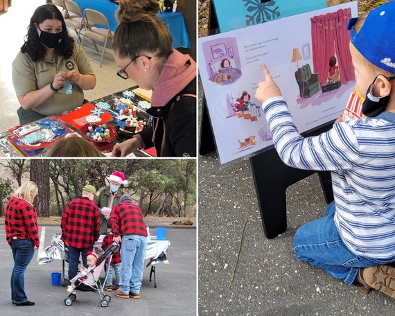 Lake Oroville SRA holiday collage