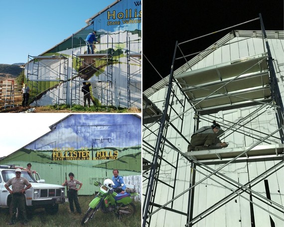 Hollister Hills SVRA mural collage