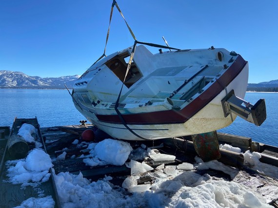 Emerald Bay Boat Removal 4